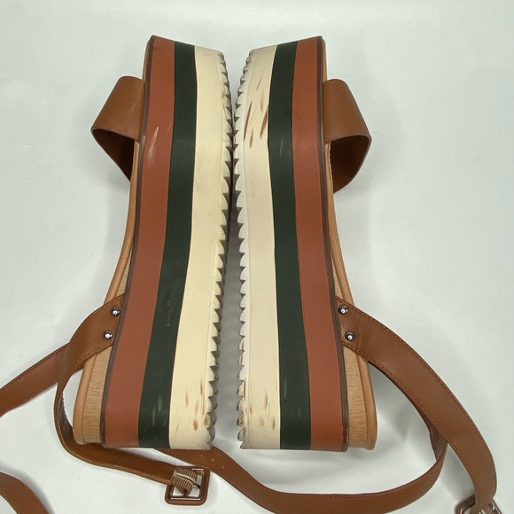 EUC🔹️Steve Madden Marco Marc Chunky Strappy Leather Sandals size 8 - Picture 7 of 9